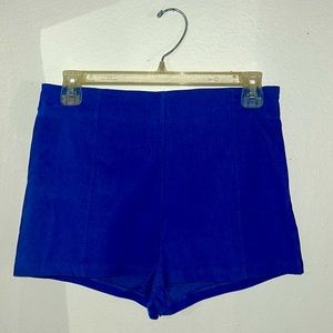 shorts, royal blue, size L
